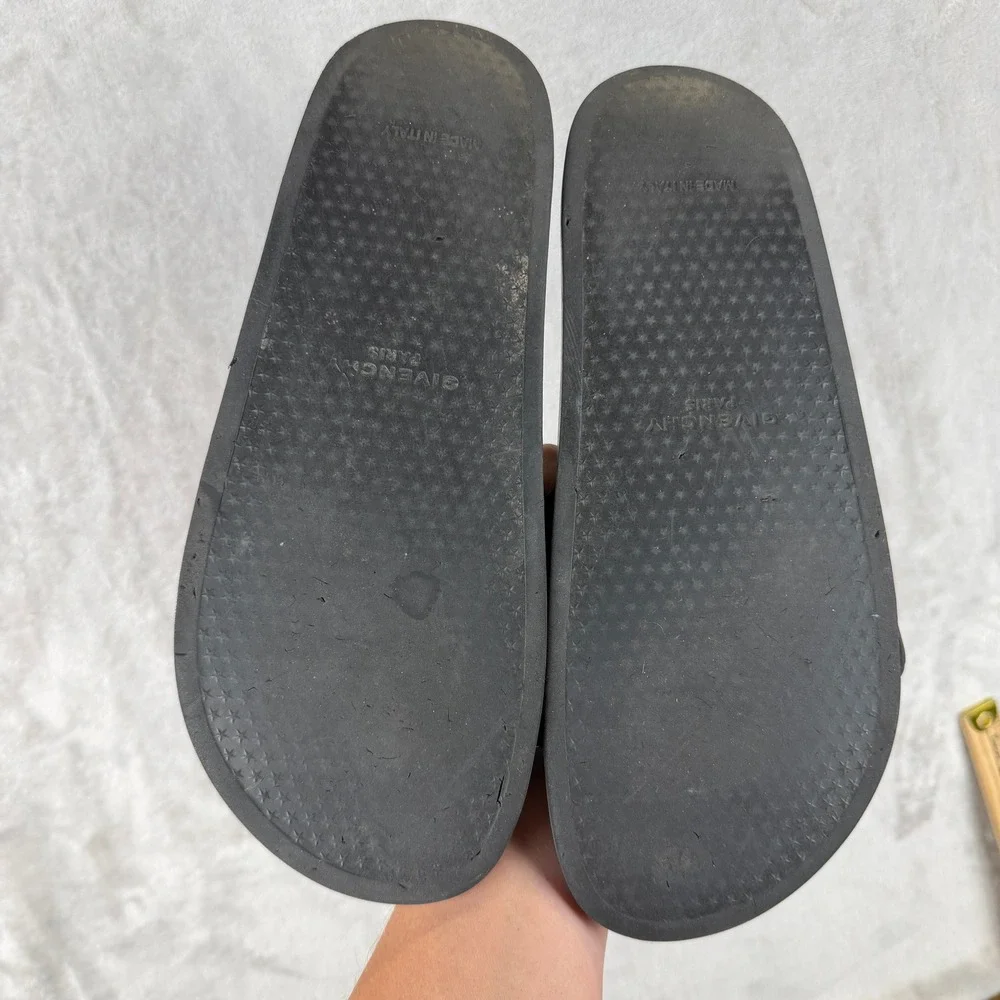 Givenchy Paris World Tour GV Slides Black Blue‎ Red Men's Designer Sandals Italy